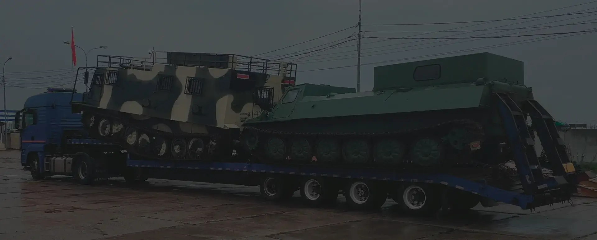 Транспортировка танков и ракет в селе Кулешовка (Южный округ - Ростовская область) с соблюдением секретности.